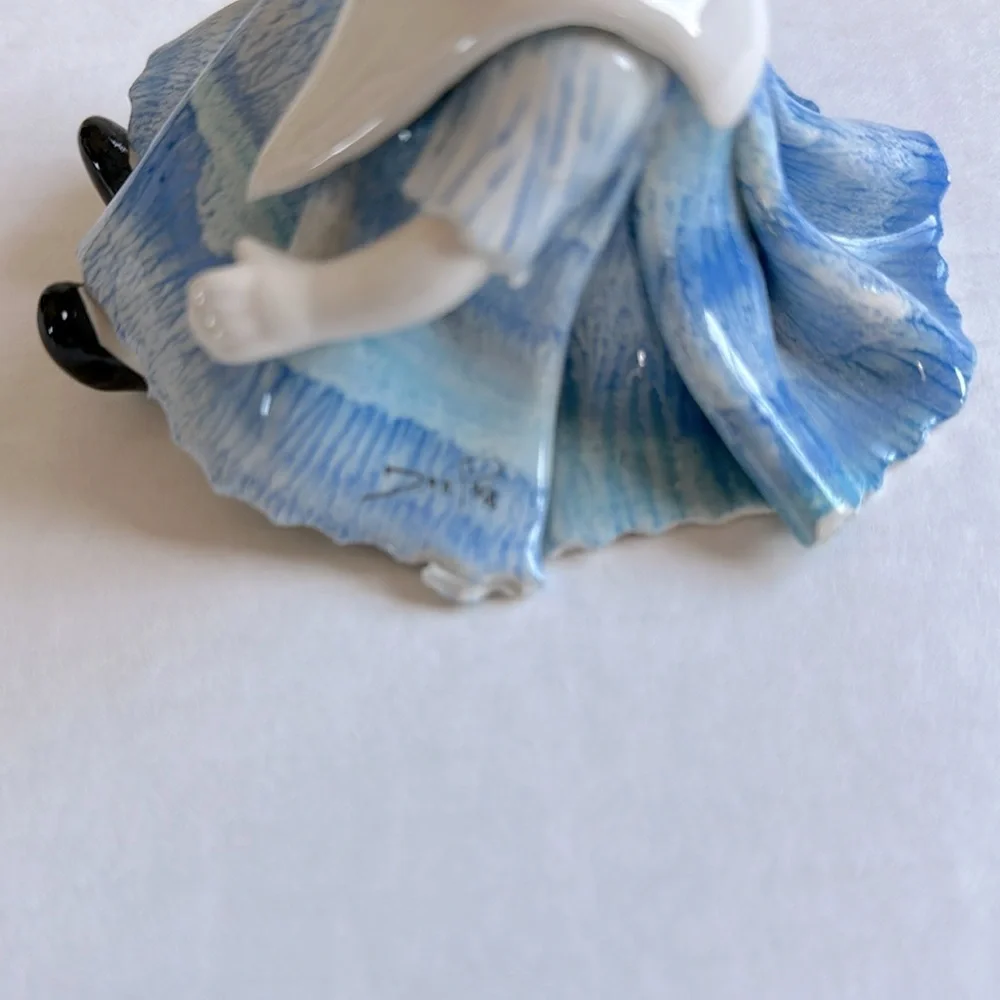 Vintage Lino Zampiva Italian Spaghetti Hair Girl Figurine